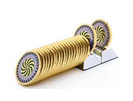 Antique coin_cut edge