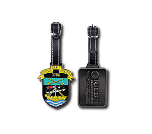 Metal luggage tag